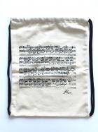                          Drawstring Bag natural „Chopin's autogra
                         